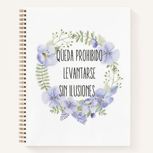 Cuadernos A4 linea Mensajes Notitieboek (Voorkant)