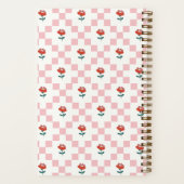Cuadrillé en rosa notitieboek (Achterkant)