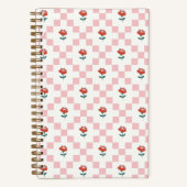 Cuadrillé en rosa notitieboek (Voorkant)