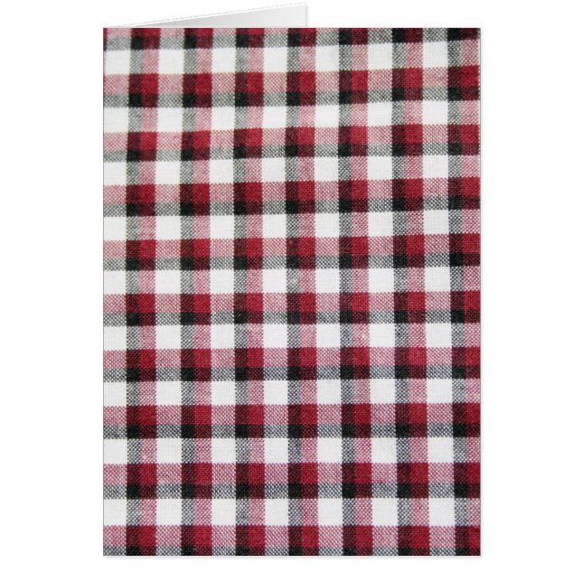 Cuadrille rood wit en zwart stijl (Voorkant)