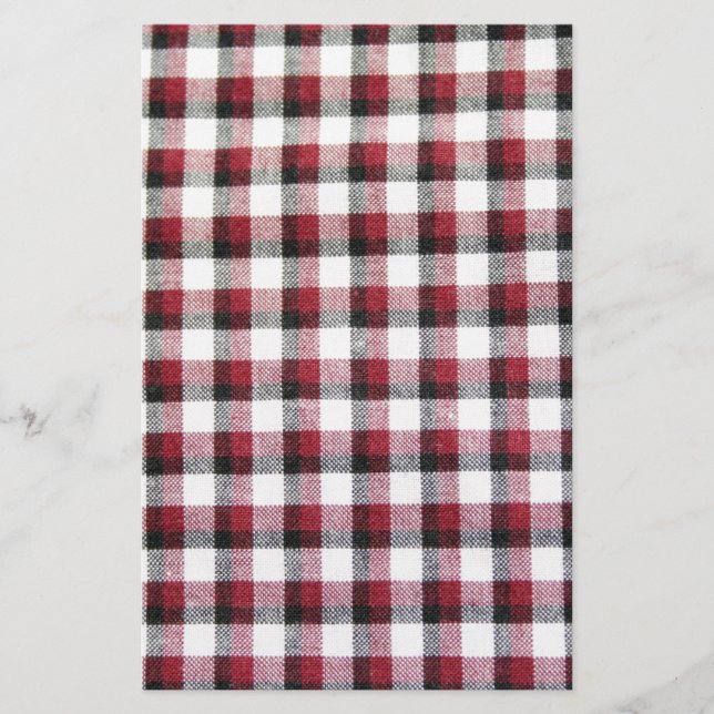 Cuadrille rood wit en zwart stijl (Voorkant)