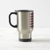 Cuadrille rood wit en zwart stijl reisbeker (Links)