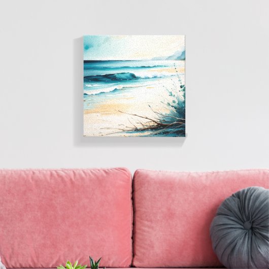 Cuadro de playa canvas afdruk (Insitu (Woonkamer))