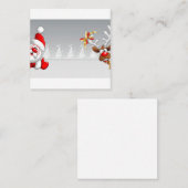 cuadro navidad vierkante visitekaartje (Voorkant / Achterkant)