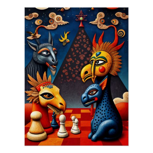cuadro surreal 3D Perfect Poster (Voorkant)