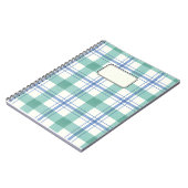 cuadros azules y verdes notitieboek (Linkerzijde)