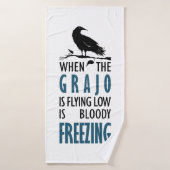 Cuando el grajo vuela bajo badhanddoek (Badhanddoek)