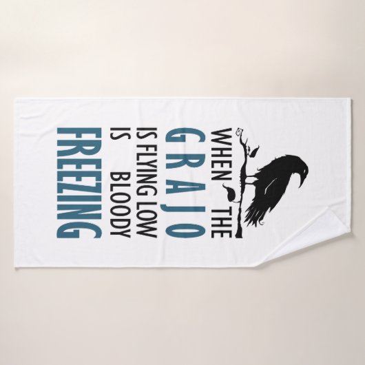 Cuando el grajo vuela bajo badhanddoek (Badhanddoek)