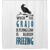 Cuando el grajo vuela bajo douchegordijn (Voorkant)