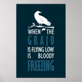 Cuando el grajo vuela bajo poster (Voorkant)