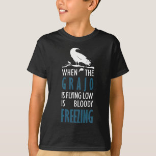 Cuando el grajo vuela bajo t-shirt