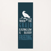 Cuando el grajo vuela bajo yogamat (Voorkant)