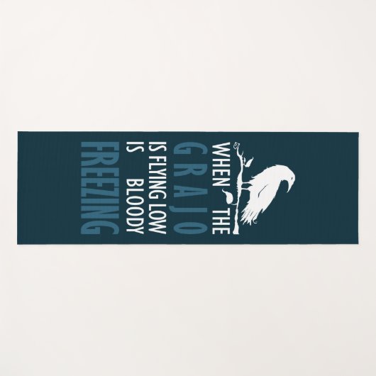 Cuando el grajo vuela bajo yogamat (Voorkant (horizontaal))