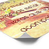 Cuando Mas Sola Piensas Estar Small 6x6 poster (Hoek)