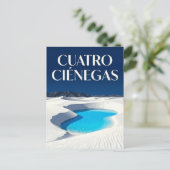 Cuatro Ciénegas Briefkaart (Staand voorkant)