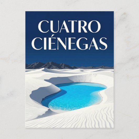 Cuatro Ciénegas Briefkaart (Voorkant)
