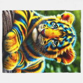 Cub Art Fleece Deken (Voorkant (Horizontaal))