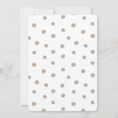 Cub baby beer, Bow of Bowtie, Gender Reveal Party Kaart (Achterkant)