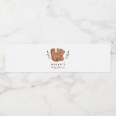 Cub Beer Baby shower groen Waterfles Etiket (Enkel label)