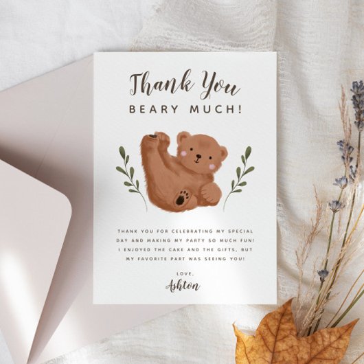 CUB Beer Boy Verjaardagsfeestje Dank je kaart