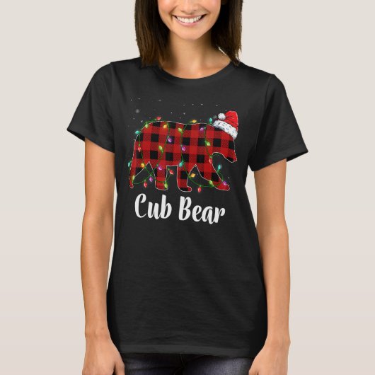 Cub Beer Buffalo Red Pset Matching Family Christm T-shirt (Voorkant)