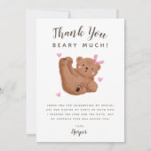 CUB Beer Meisje Verjaardagsfeestje Bedankkaart (Voorkant)