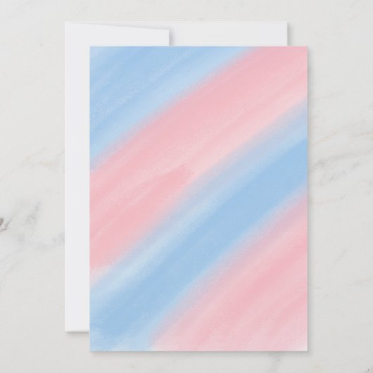 Cub Beer Polar beer Thema Winter Geslacht Onthulle Kaart (Achterkant)