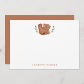 Cub Beer Woodland Bedankkaart (Voorkant / Achterkant)