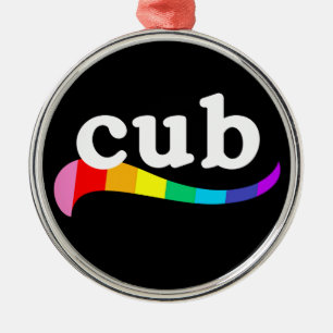 CUB Gay Gemeenschap Body Type Jongere Beer Metalen Ornament