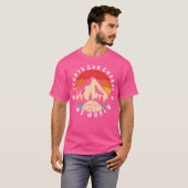 Cub Scouting Mountain Camp Outdoor Camping Wandele T-shirt (Voorkant volledig)