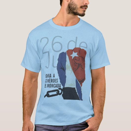 CUBA 26 DE JULIO T-SHIRT (Voorkant)
