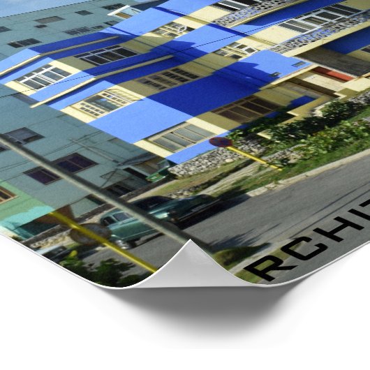 Cuba: Art Deco Architecture Poster (Hoek)