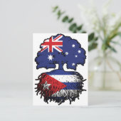 Cuba Australian Tree Roots Flag Briefkaart (Staand voorkant)
