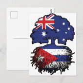 Cuba Australian Tree Roots Flag Briefkaart (Voorkant / Achterkant)
