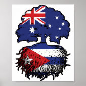 Cuba Australian Tree Roots Flag Poster (Voorkant)