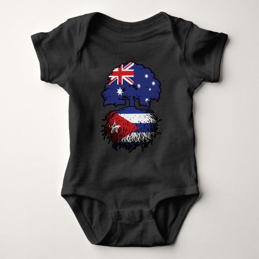 Cuba Australian Tree Roots Flag Romper (Voorkant)