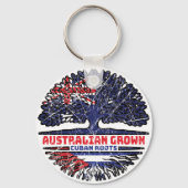 Cuba Australian Tree Roots Flag Sleutelhanger (Achterkant)