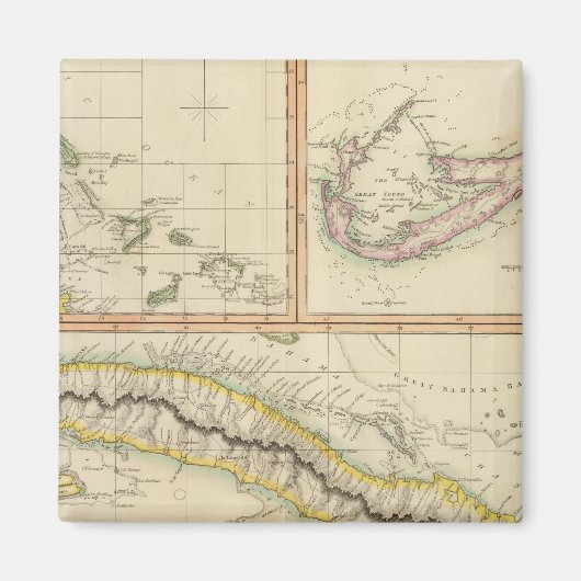 Cuba, Bahama I, Bermudas Magneet (Voorkant)