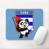 Cuba Baseball Panda Muismat (Met muis)