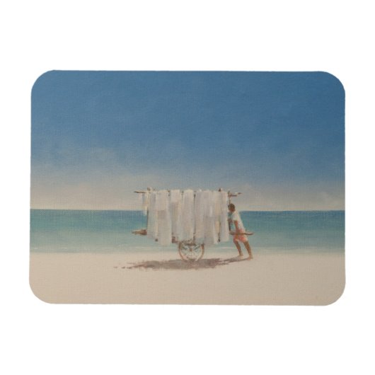 Cuba Beach Seller 2010 Magneet (Horizontaal)
