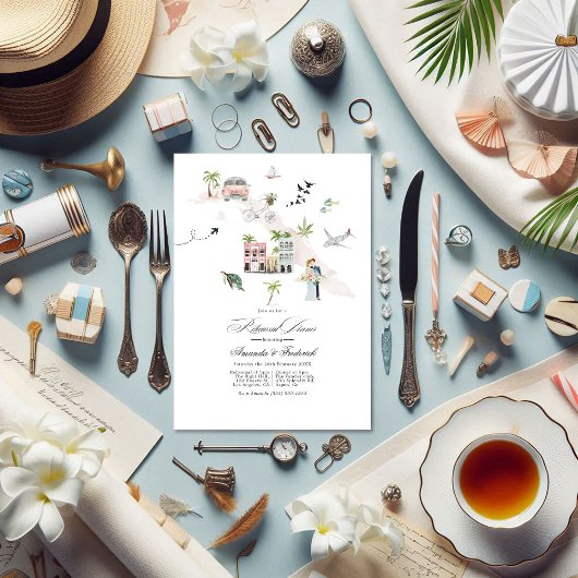 Cuba bestemming bruiloft repetitie diner kaart