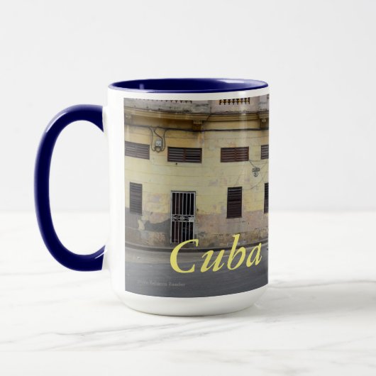 Cuba Blue Cadillac Convertible Mok (Links)