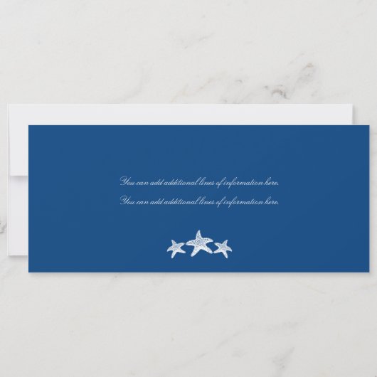 Cuba Boarding Pass Wedding Kaart (Achterkant)