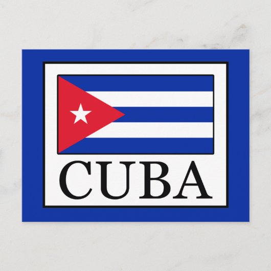Cuba Briefkaart (Voorkant)