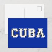 Cuba Briefkaart (Voorkant / Achterkant)
