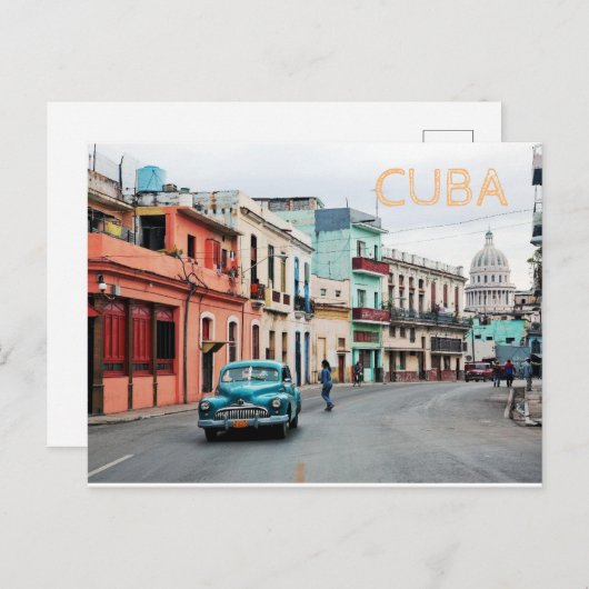 Cuba Briefkaart (Voorkant / Achterkant)