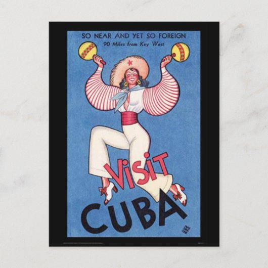 Cuba - Briefkaart (Voorkant)