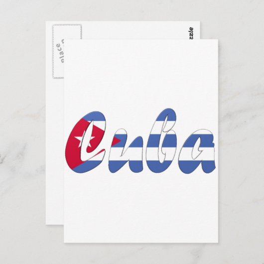 Cuba Briefkaart (Voorkant / Achterkant)