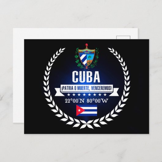 Cuba Briefkaart (Voorkant / Achterkant)