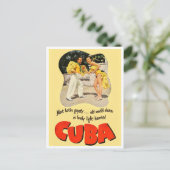 Cuba briefkaart van het klassieke reizen (Staand voorkant)